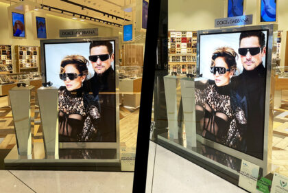 Dolce and Gabbana Display Stand