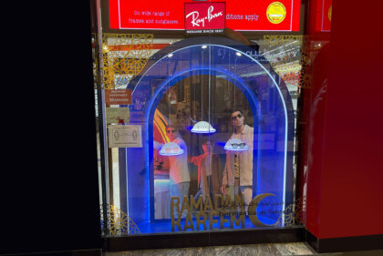 Ray Ban Ramadan Display Stand