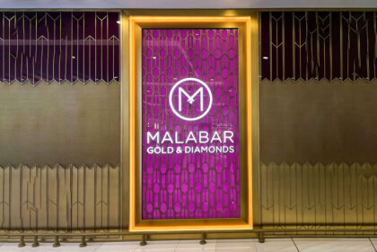 Retail Outlet Signage Malabar Gold