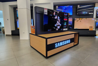 Permanent Retail Display Stand
